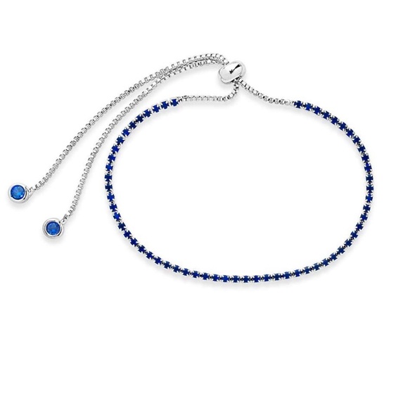 Bracelet. Nwt. Silver and sapphire - Picture 3 of 5